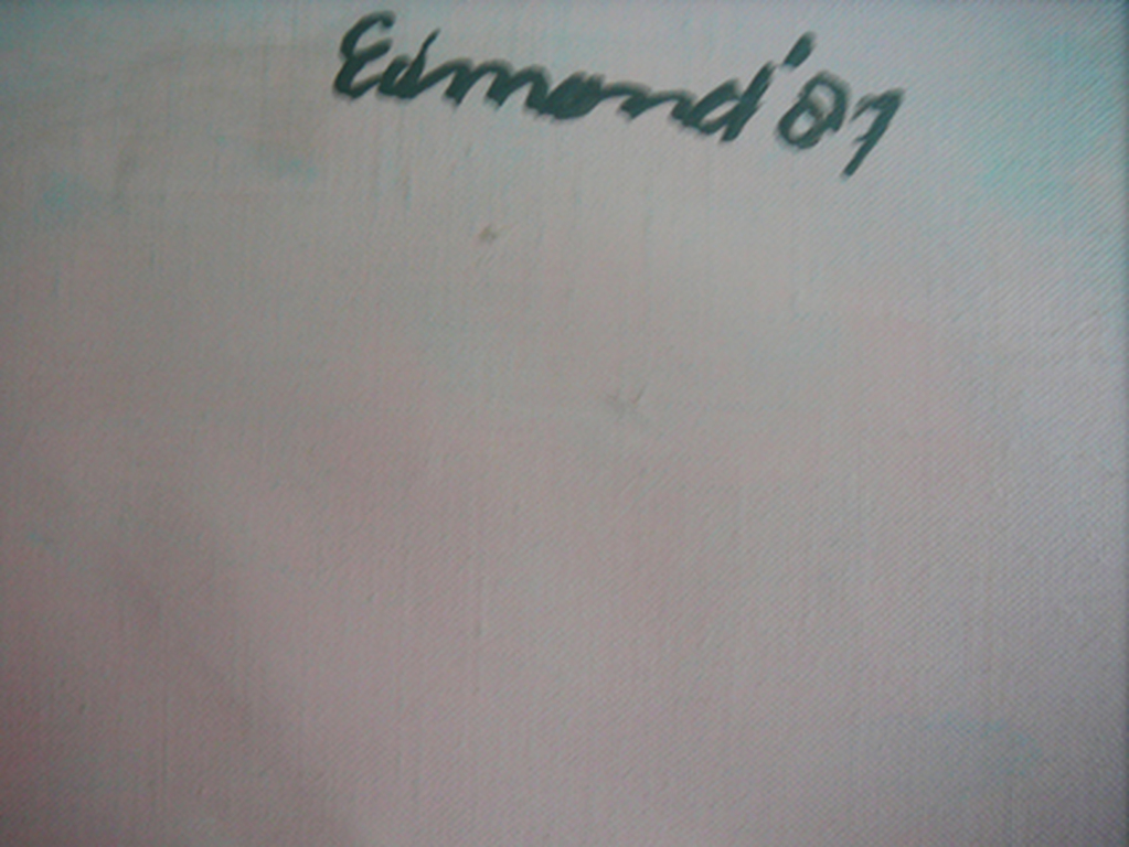 Edmond van de Weijer: 'n Zondagmiddag -acryl 1987- kopen? Bied vanaf 135!