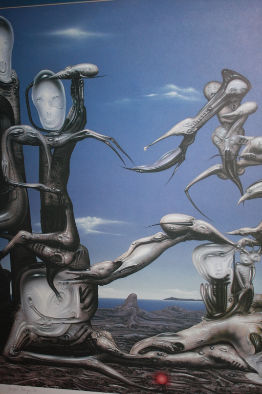 ALIENS IN LANDSCHAP - JOSEPH BRUYN - SURREALIST kopen? Bied vanaf 9!