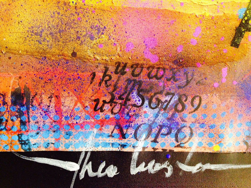 Theo koster, gemengde techniek, never land kopen? Bied vanaf 1!