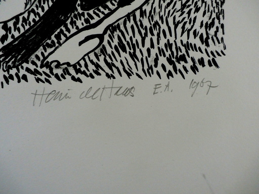 Henri de Haas - Litho: Vrouw met Hond II - 1967 kopen? Bied vanaf 40!