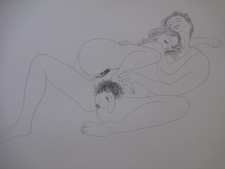 Mario Tauzin - Mario Tauzin, In elkaars armen, Litho kopen? Bied vanaf 20!