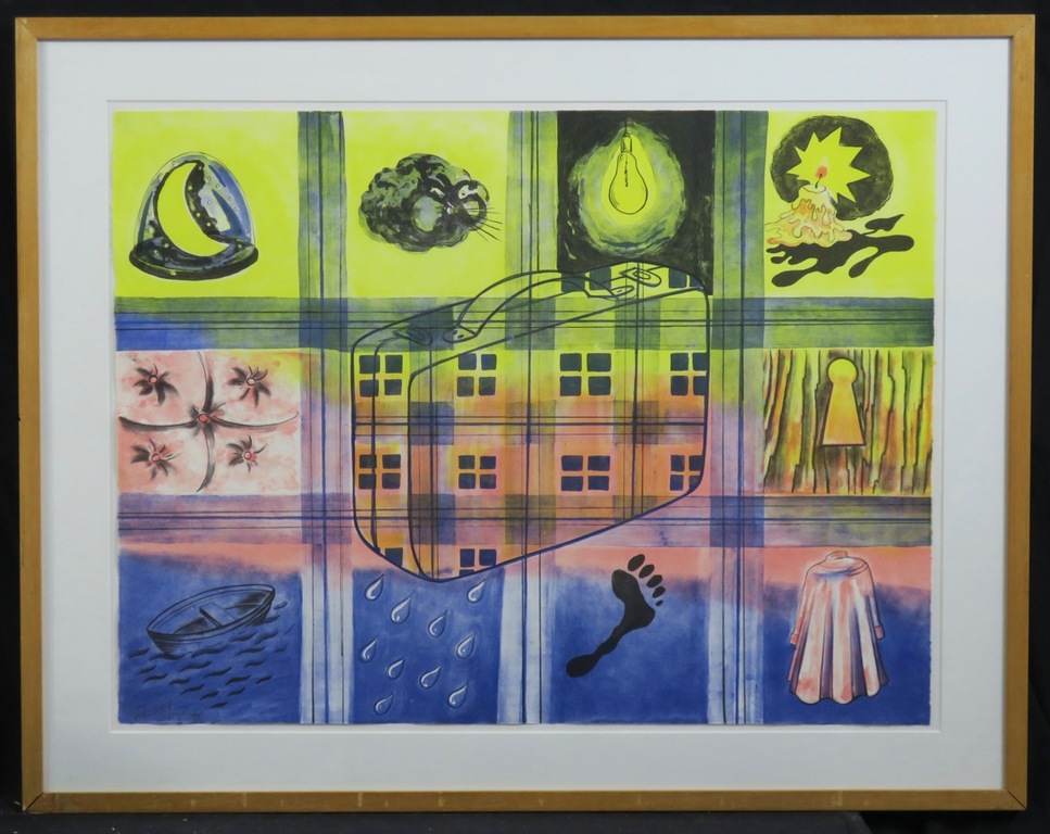 Mareike Geys: Litho, Reiziger save - Ingelijst kopen? Bied vanaf 1!