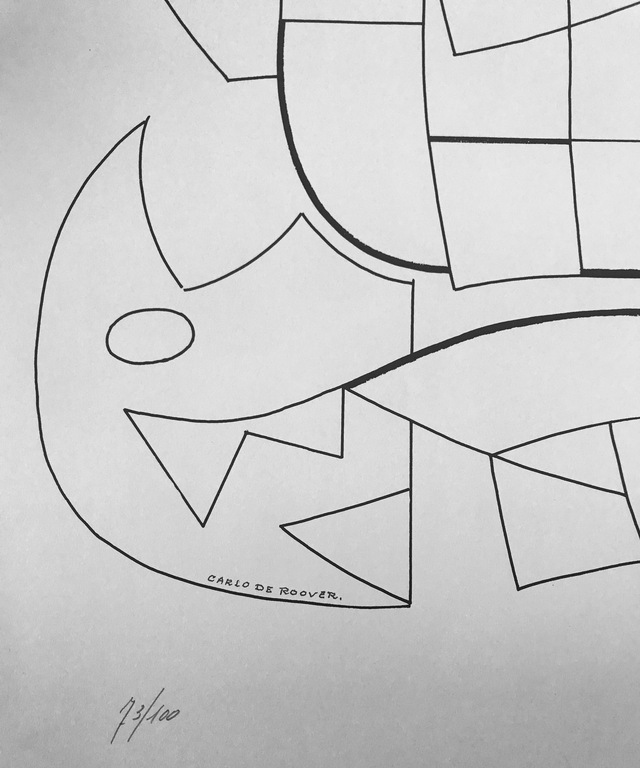 Carlo De Roover - Gesigneerde zeefdruk - Oplage 100 kopen? Bied vanaf 45!