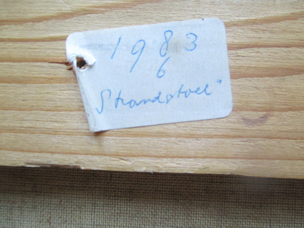 Jacques Idserda, schilderij "Strandstoel" kopen? Bied vanaf 30!