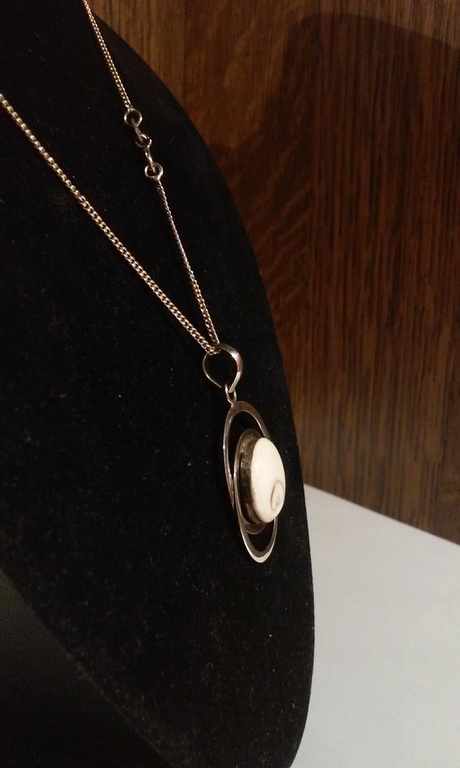 In nieustaat Zilveren Ketting en hanger met het Oog van Shiva . kopen? Bied vanaf 30!