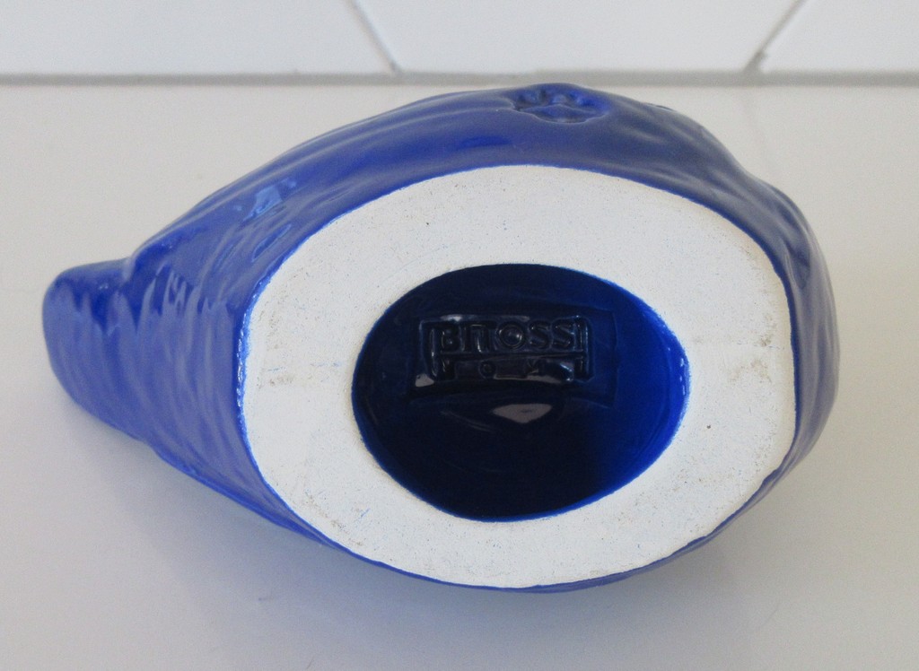 Ongespecificeerd - Blauw aardewerken sculptuur van een vogel. Ontwerp Aldo Londi, uitvoering Bitoss kopen? Bied vanaf 1!