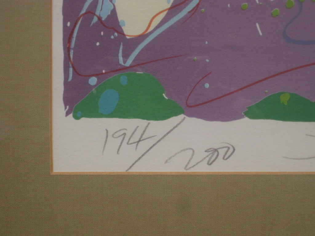 Walasse Ting (1929-2010) COBRA Litho "Grape Flavor" 194/200 handgesigneerd kopen? Bied vanaf 1!