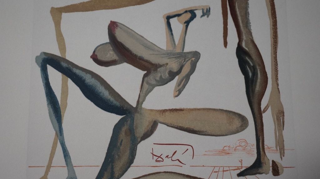 Salvador Dali - La Divina Comedia - handgetekende houtsnede  kopen? Bied vanaf 150!