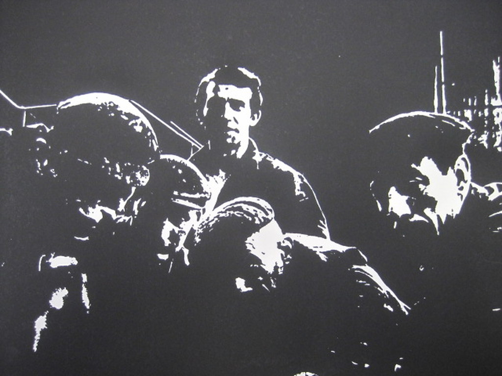 CorJaring (1936) Amsterdam "Havenarbeiders de Nachtploeg" hoogdruk ca. 1980 kopen? Bied vanaf 1!