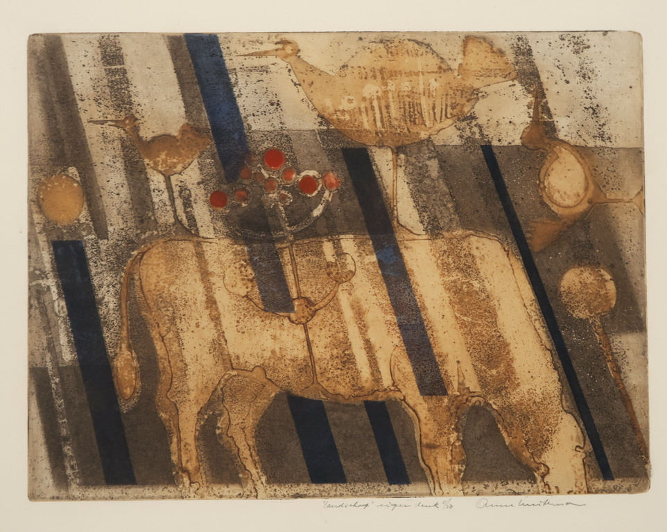 Anne Huitema: Ets en aquatint, Landschap kopen? Bied vanaf 1!