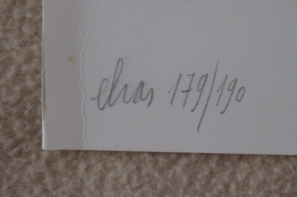 Etienne Elias – Eclips - Zeefdruk - 1970 - gesigneerd kopen? Bied vanaf 50!