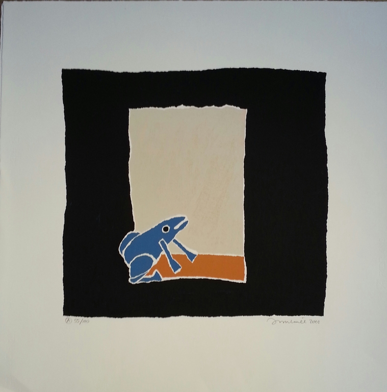 Hans Innemee, Losse zeefdruk, Titel "Frog" kopen? Bied vanaf 50!