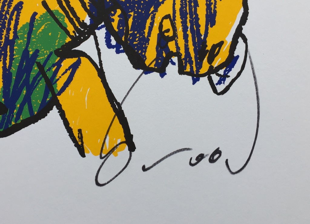 Herman Brood - Originele Kleurenzeefdruk: Man op paard kopen? Bied vanaf 1!