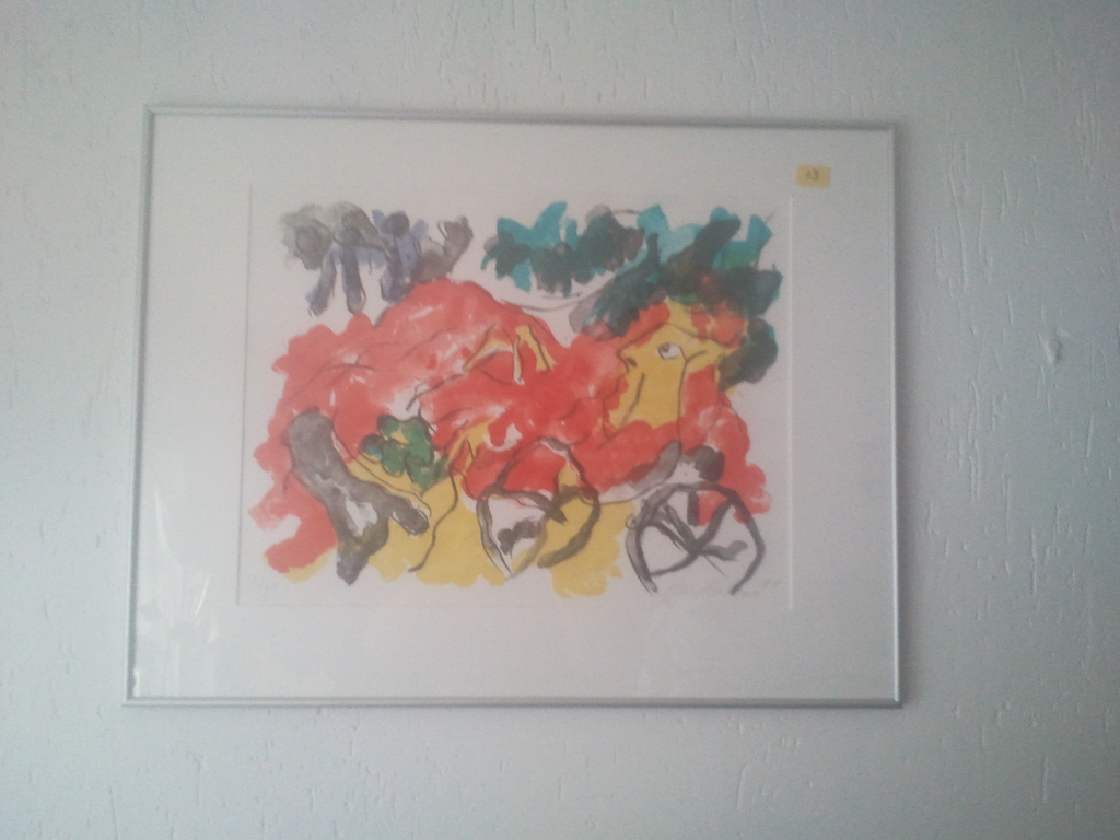 Jan Sierhuis:Kleurenlitho nr 5/90 verkocht voor € 50!