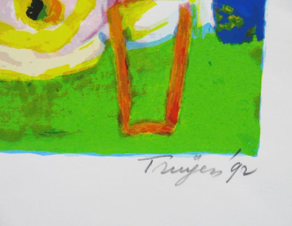 Hans Truijen: Litho, Een vrouw en een vaas kopen? Bied vanaf 50!