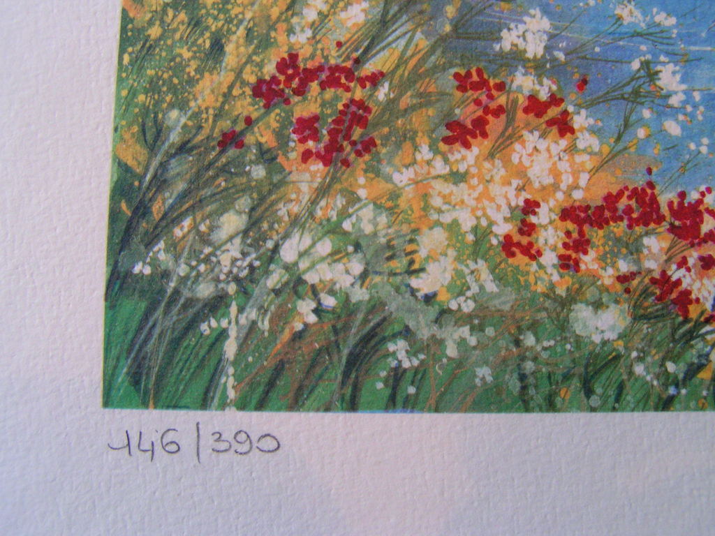 Ella Fort "De Zuid Franse kust met een haventje" - Litho 146/390 en gesineerd kopen? Bied vanaf 15!