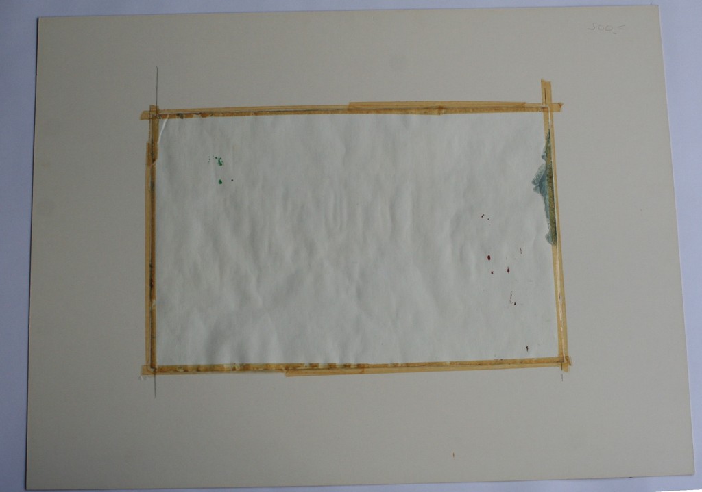 Henk Ames - gouache - landschap met ruine kopen? Bied vanaf 1!