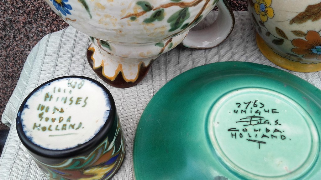 Gouds Plateel - 5 verschillende decors en maten kopen? Bied vanaf 65!