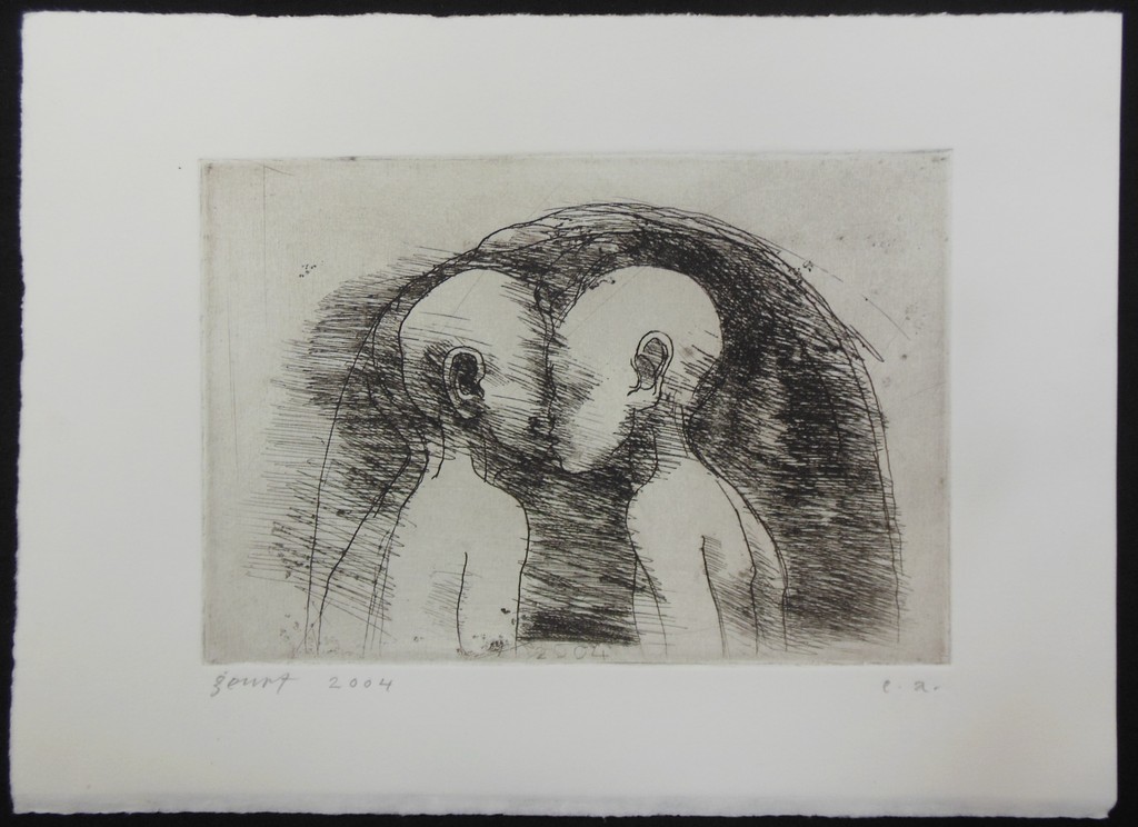 Geurt van Dijk: Ets, De Kus kopen? Bied vanaf 20!