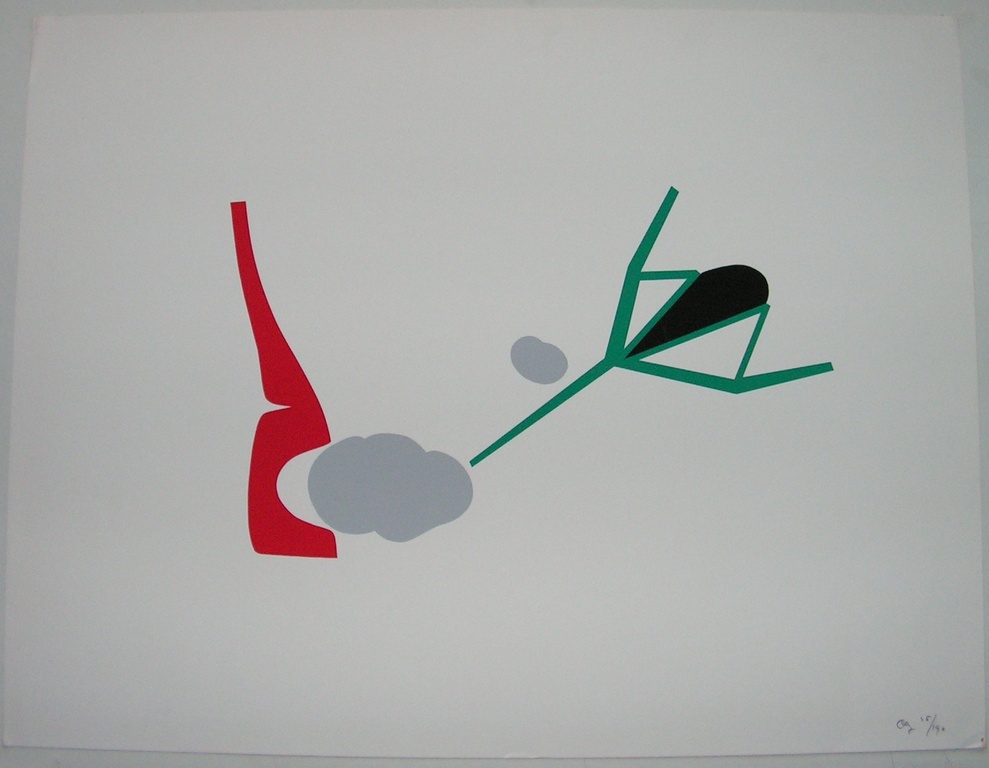 Tjeng Sit Oey - OEY, TJENG SIT - zeefdruk - abstract ZT kopen? Bied vanaf 1!