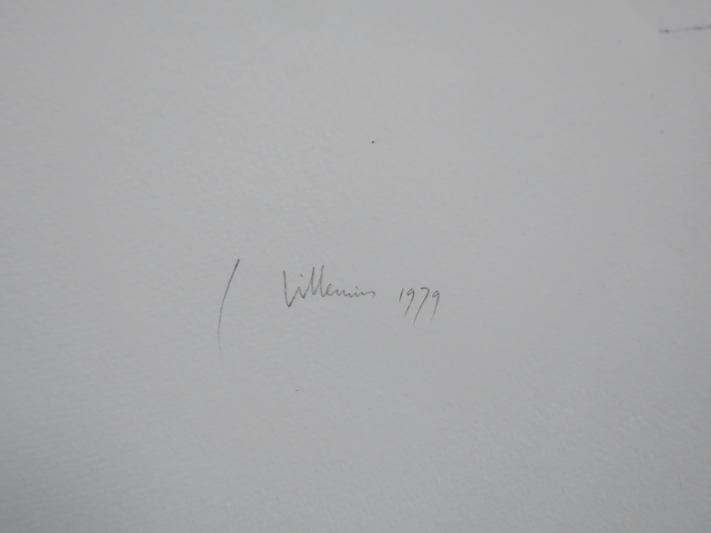 Jaap Hillenius: Litho, Met wit licht - Ingelijst kopen? Bied vanaf 35!