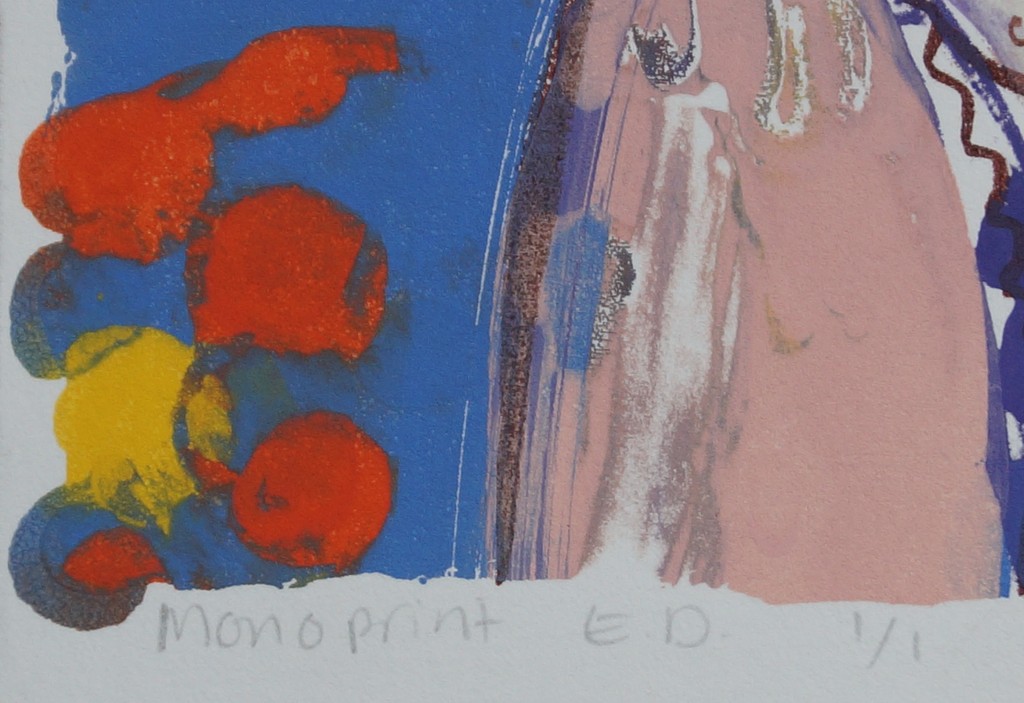 Hester van Dapperen - gesigneerde monoprint - Lingerie - 1997 kopen? Bied vanaf 1!