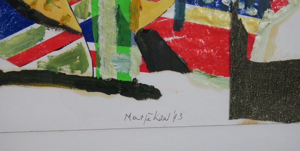 Meertje Kaal: Acryl en collage, Cyclus: verknipte wereld I - Ingelijst kopen? Bied vanaf 1!