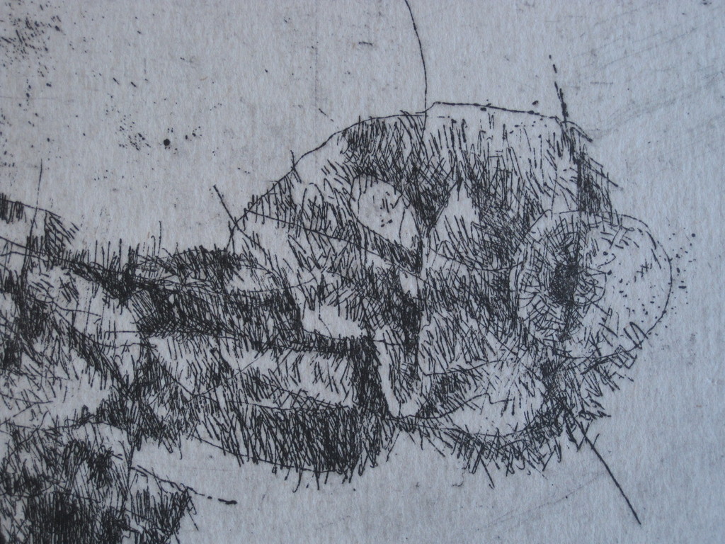 Handdruk Nr. 3 van 6 "Fantasie figuur" gesigneerd Frank Lodeizen 1931-2013 kopen? Bied vanaf 1!