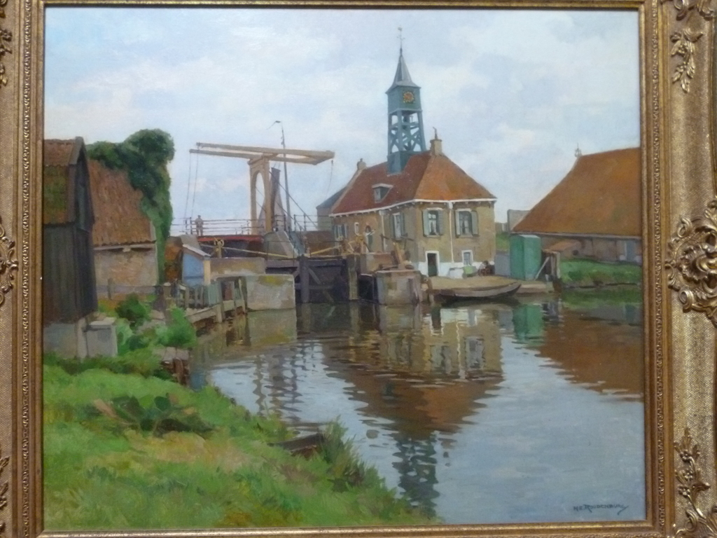 H.E.Roodenburg - olieverf - Hindeloopen verkocht voor € 399!