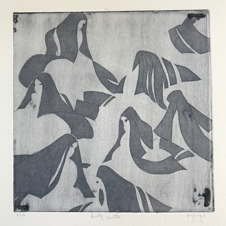 Mark Visione - Birth Suite - 4 etsen - Gesigneerd - 7/10 kopen? Bied vanaf 1!