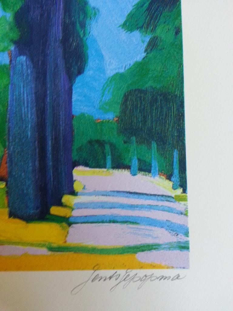 jentsje Popma, zeefdruk, titel: " Zomer "  kopen? Bied vanaf 50!