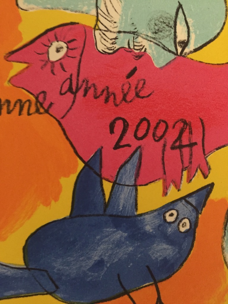 CORNEILLE  COBRAzeefdruk/Litho 2001 , 2002 Kerst Kaart kopen? Bied vanaf 15!