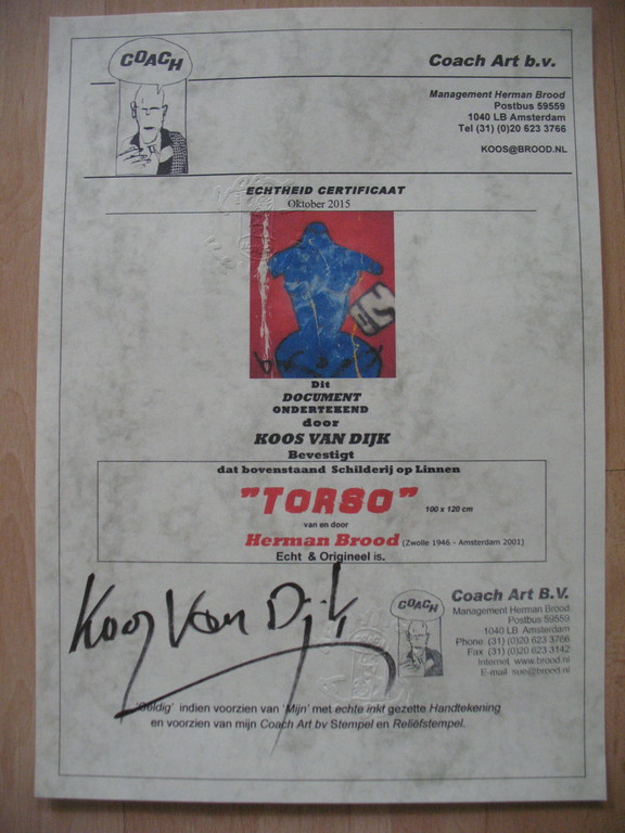 Schilderij van Herman Brood  kopen? Bied vanaf 2500!