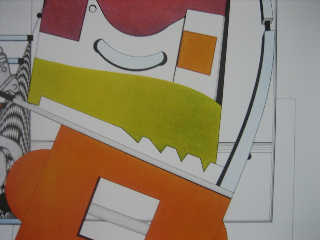 Nils Haglund - Abstracte koets met wagen - Lithografie  kopen? Bied vanaf 1!