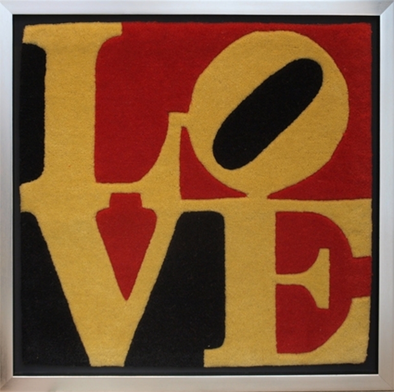 Robert Indiana - Love Carpet Yellow/Red/Black - Gelimiteerde Editie nr 845 / 999 kopen? Bied vanaf 100!