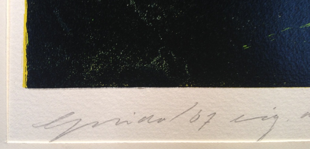 Guido de Waart, reliëf ets in 4 kleuren,  kopen? Bied vanaf 29!