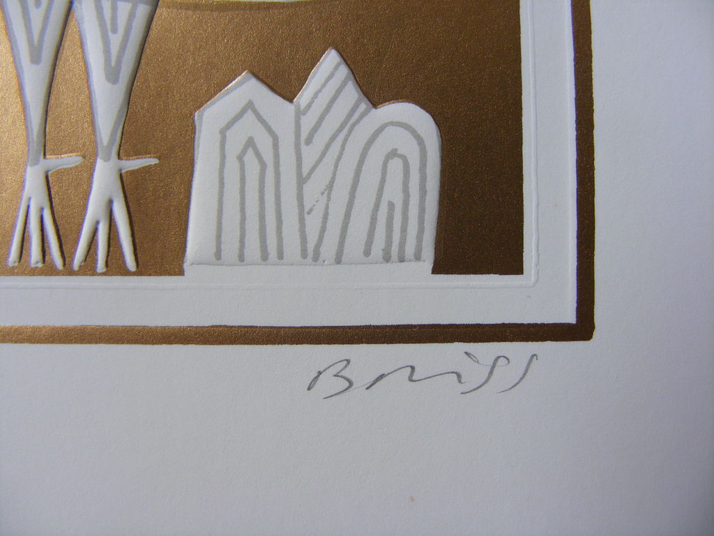 Sami Briss, lithografie, handgenummerd en gesigneerd! kopen? Bied vanaf 30!