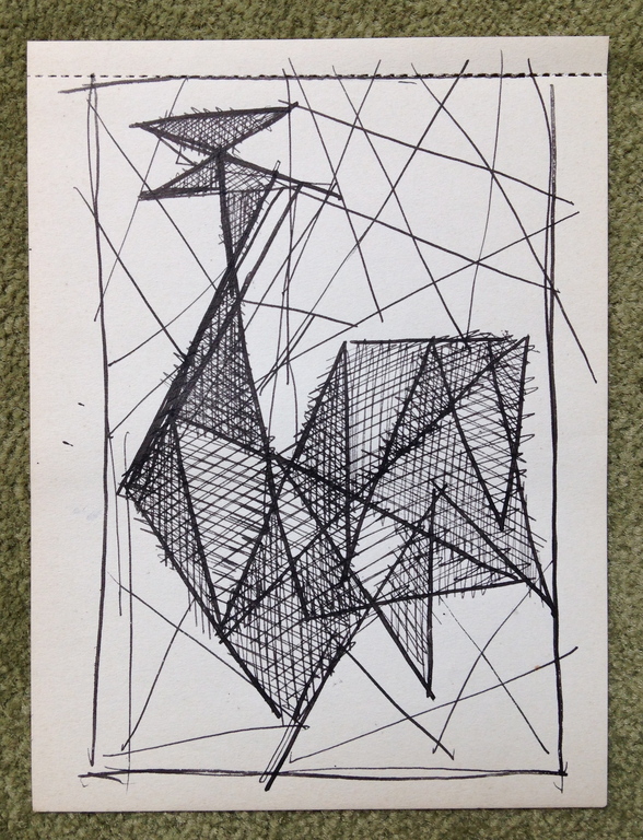 Siep van den Berg, Originele tekening uit 1956, 'Haantje' kopen? Bied vanaf 1!