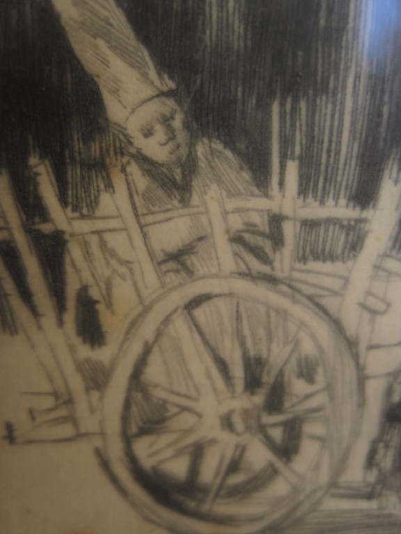 Chr.A.Vos (1813-1877) 2 unieke etsen "Jeanne d'Arc" 1858 handgesigneerd kopen? Bied vanaf 1!