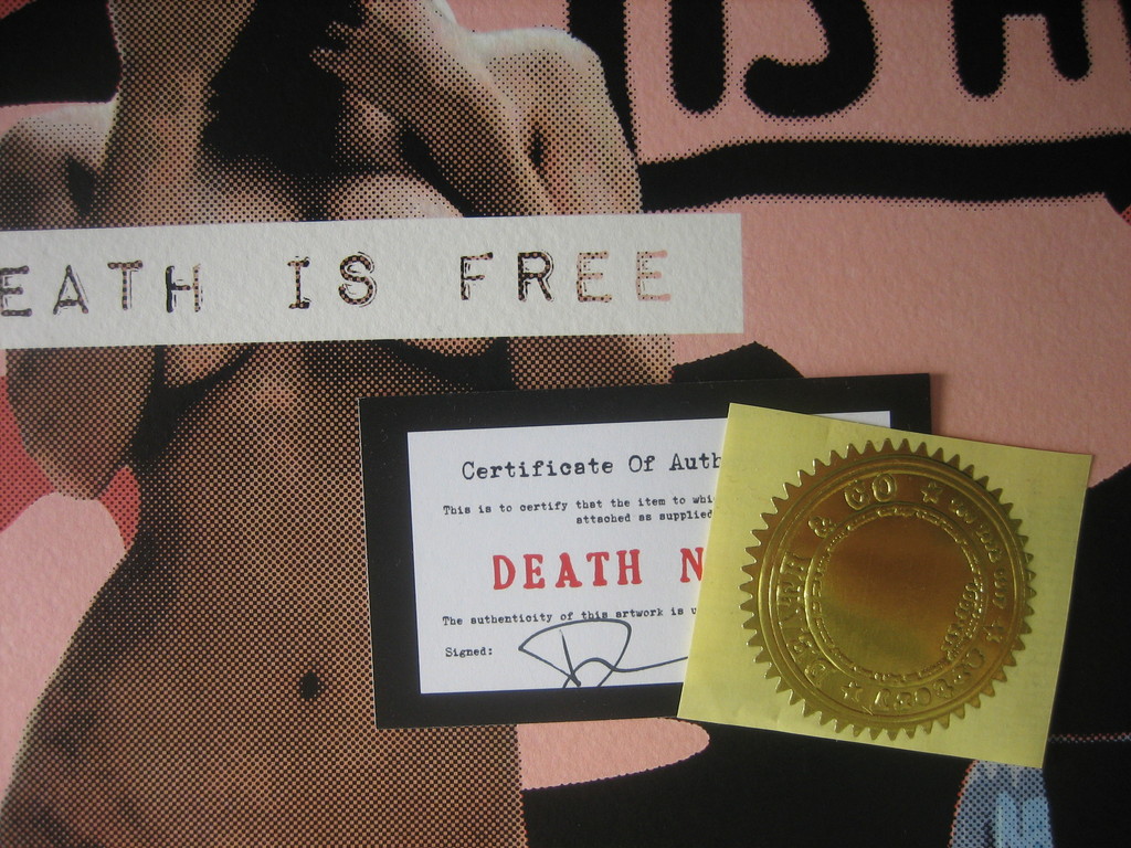 DEATH NYC Limited Art print Graffiti Signed  kopen? Bied vanaf 1!