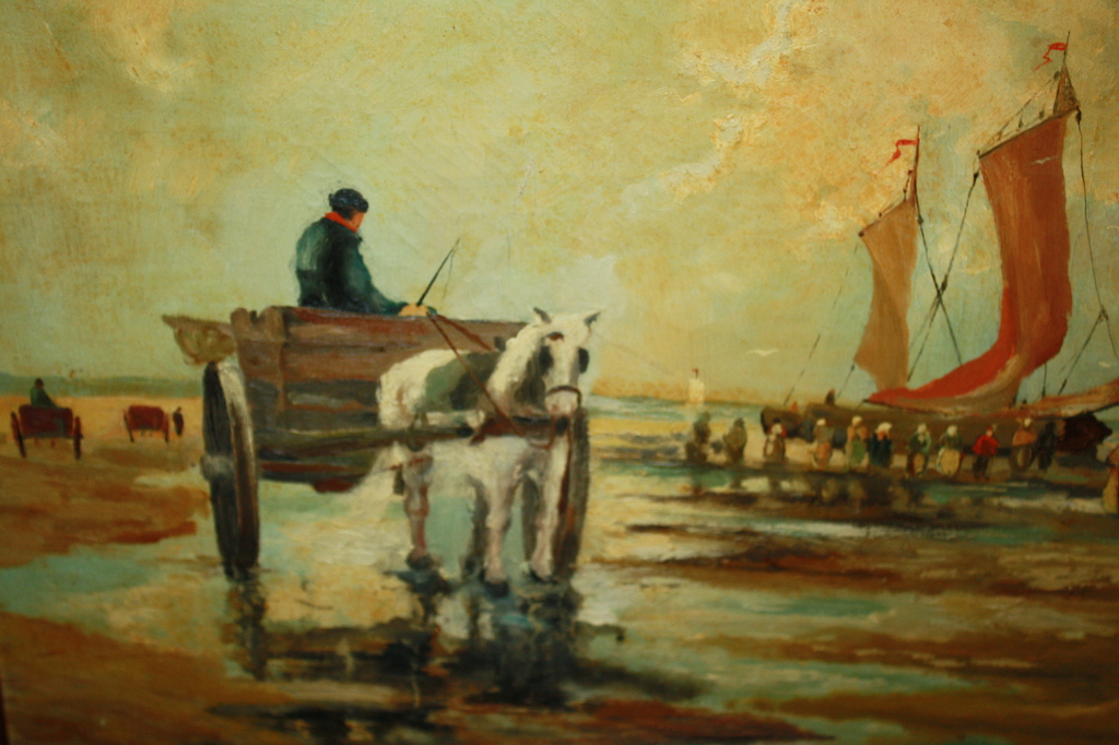 BOMSCHUIT EN VISSERSVROUWEN OP STRAND kopen? Bied vanaf 1!