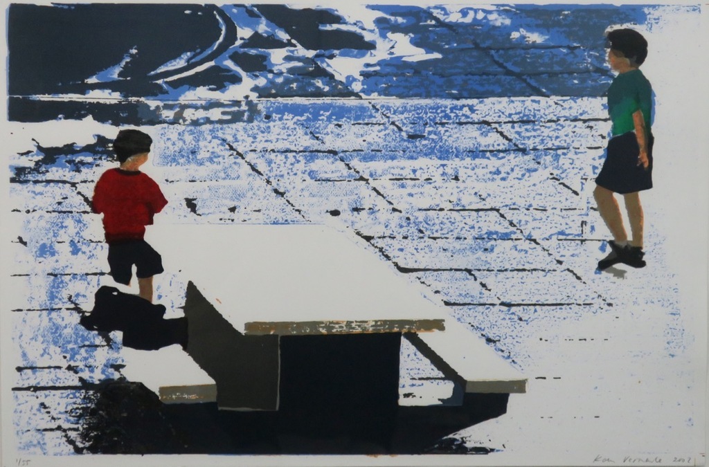 Koen Vermeule: Zeefdruk, Z.T. - Ingelijst kopen? Bied vanaf 80!