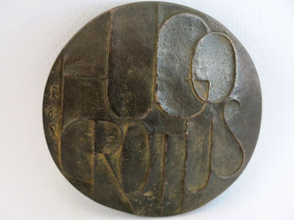 Jos Reniers, bronzen penning Hugo de Groot kopen? Bied vanaf 50!