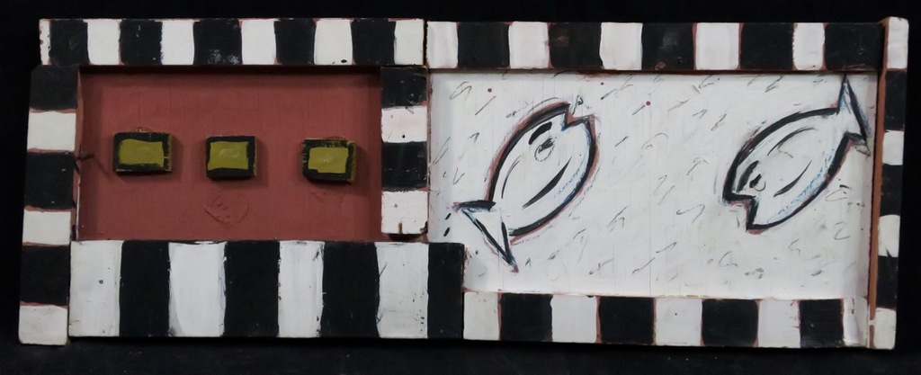 Peter Capiteyns: Acryl op paneel, Zonder titel - Ingelijst kopen? Bied vanaf 1!