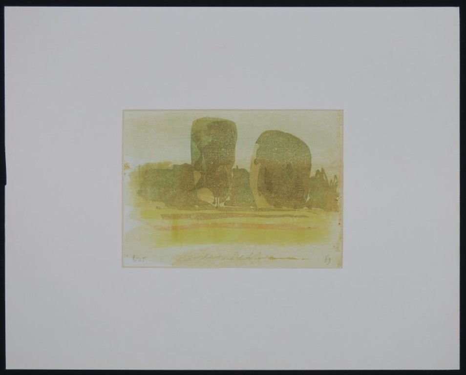 Leon Tebbe: Houtsnede, Zonder titel  kopen? Bied vanaf 20!