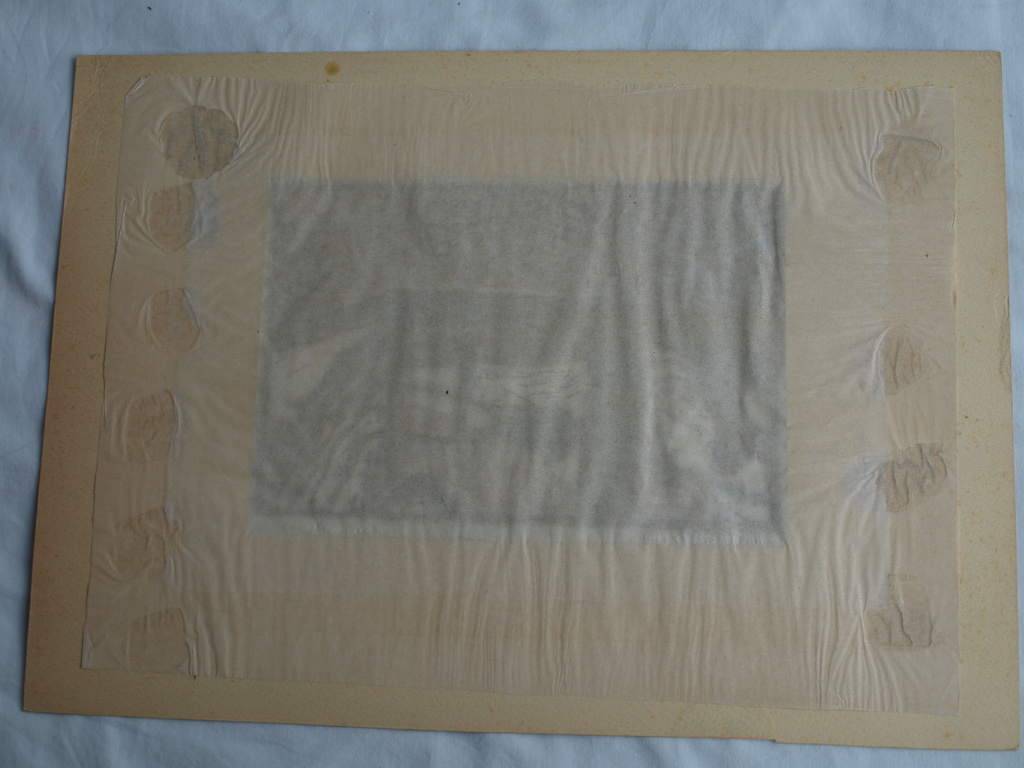 Louis Haver : Houtsnede , De houten brug – Gesigneerd – ca 1950 kopen? Bied vanaf 25!