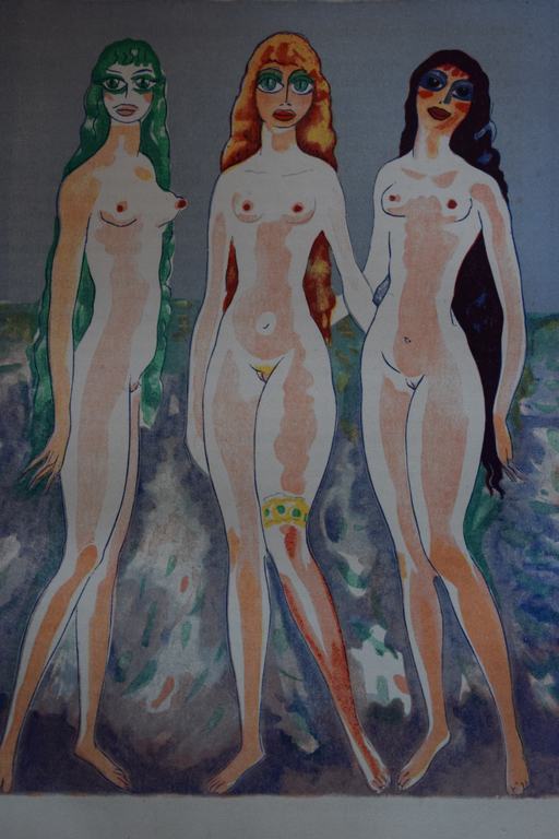 Kees van Dongen - Houtgravure - Les femmes columbus kopen? Bied vanaf 50!