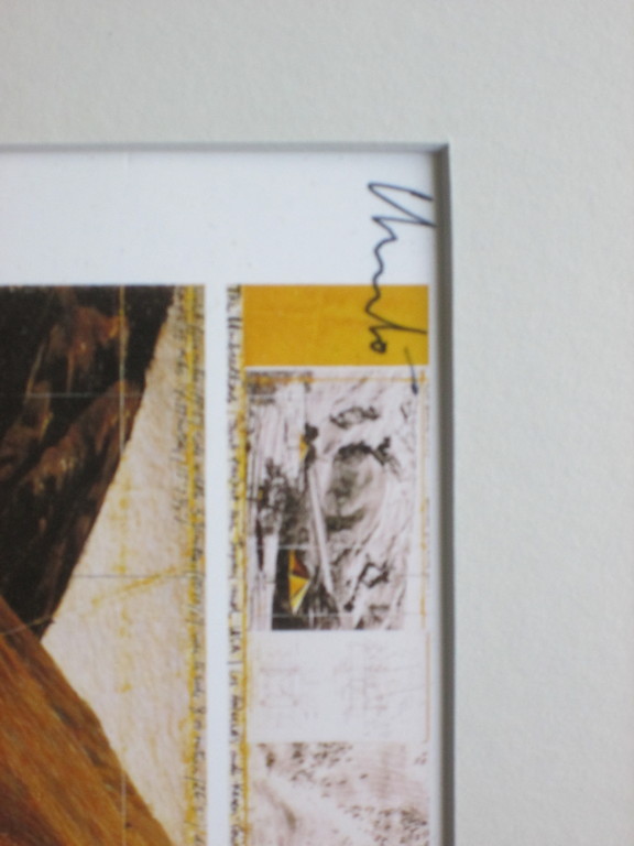 Christo - The Umbrellas- handgesigneerd - XXL artcard kopen? Bied vanaf 59!
