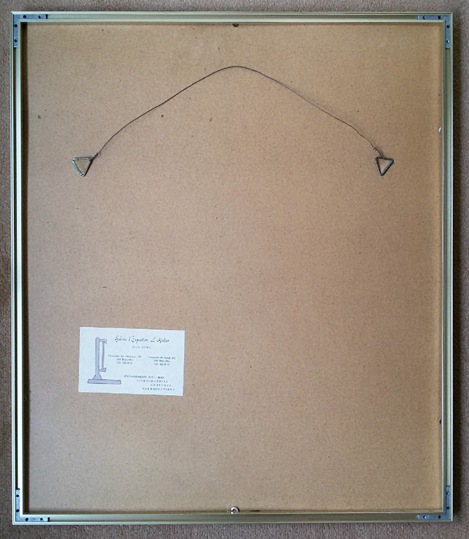 James Coignard - Abstracte compositie, carborundum ets (ingelijst) kopen? Bied vanaf 175!