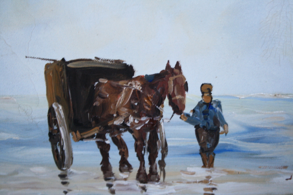 SCHELPEN VISSER - door JAN KELDERMAN kopen? Bied vanaf 1!